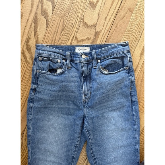 Madewell Jeans Women's Size 26 High Rise Slim BoyJean Denim Classic Straight - Picture 2 of 10